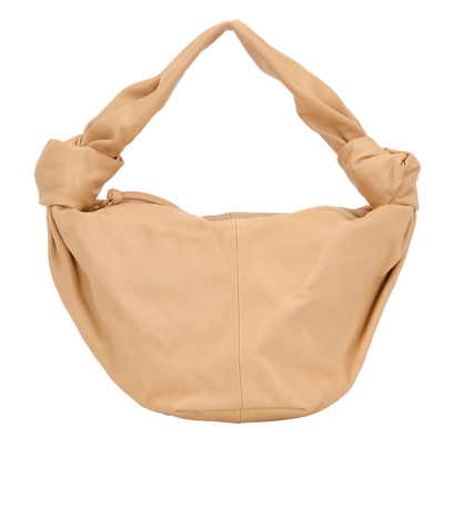 Double Knot Hobo, &pound;595, Handbags, Beige, Leather, Front view